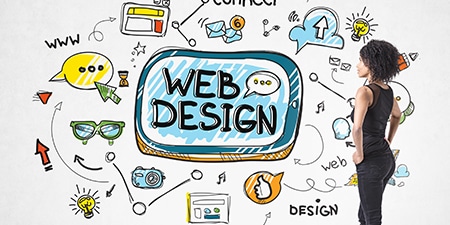 Empresa de diseño web con diseño gráfico.