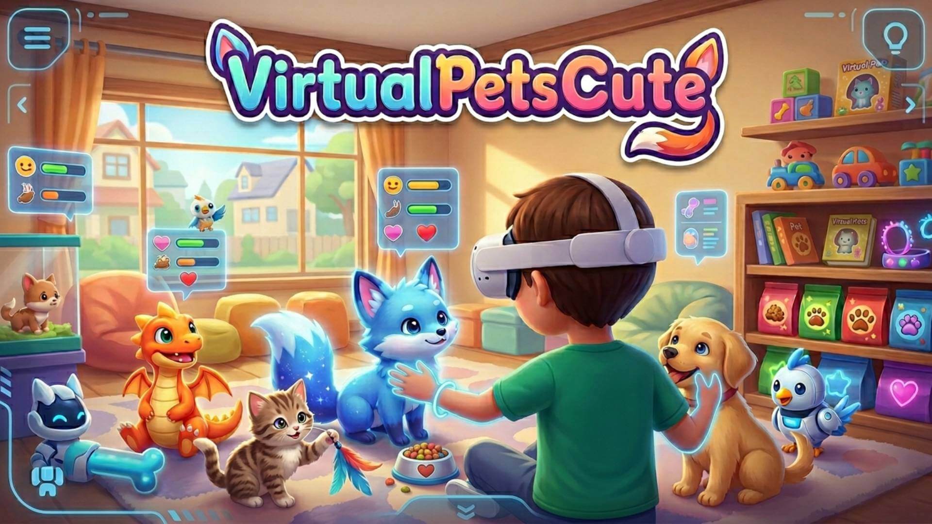 Imagen promocional del juego VirtualPetsShop