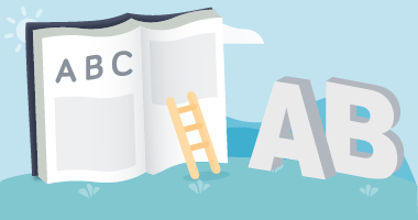 Language school illustration