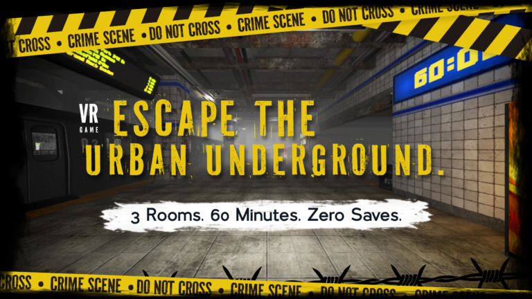 Escape the Urban Underground, escape room de terror en realidad virtual desarrollado por OverFuture