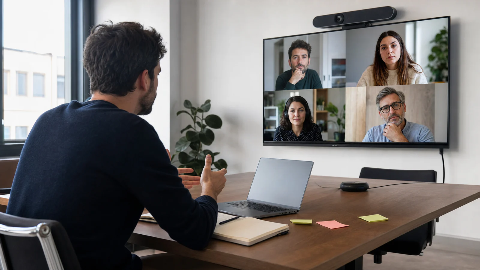 Descubrimiento y definición remota Sesión de descubrimiento por videoconferencia para definir un proyecto de software a distancia