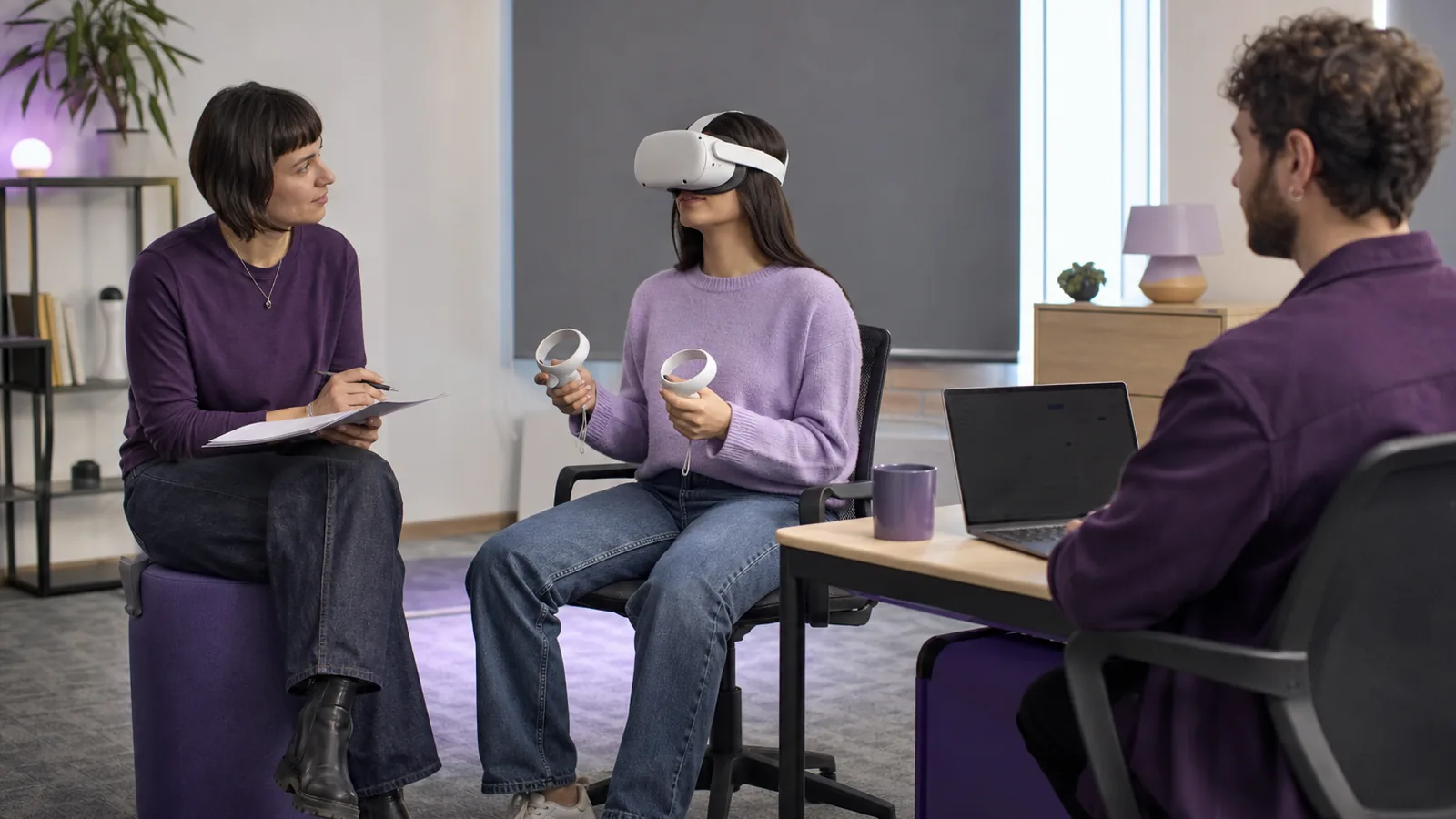 Pruebas de confort y accesibilidad en realidad virtual Prueba de comodidad y accesibilidad de una aplicación VR con personas usuarias