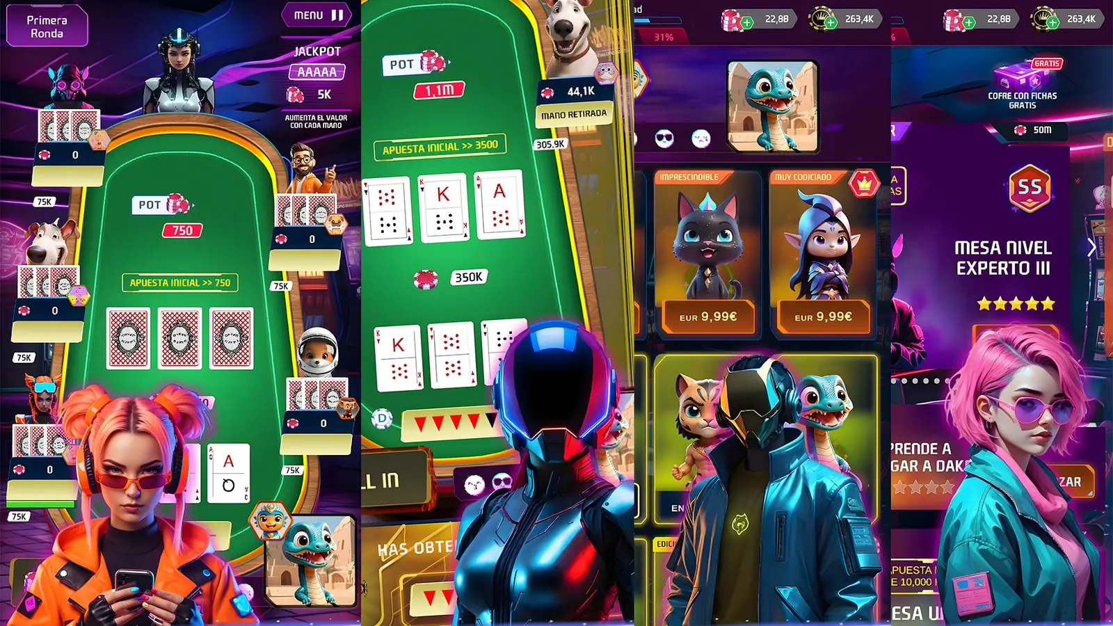 Daker Online es un juego de Poker para Android