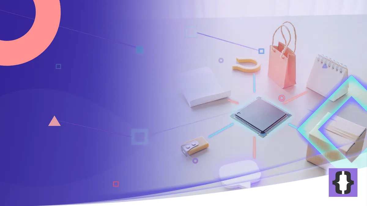 Portada del artículo «5 casos de uso de IA para pymes: qué medir antes de invertir» de OverFuture, sobre una imagen de cinco casos de uso de IA unidos a un chip y una cinta métrica