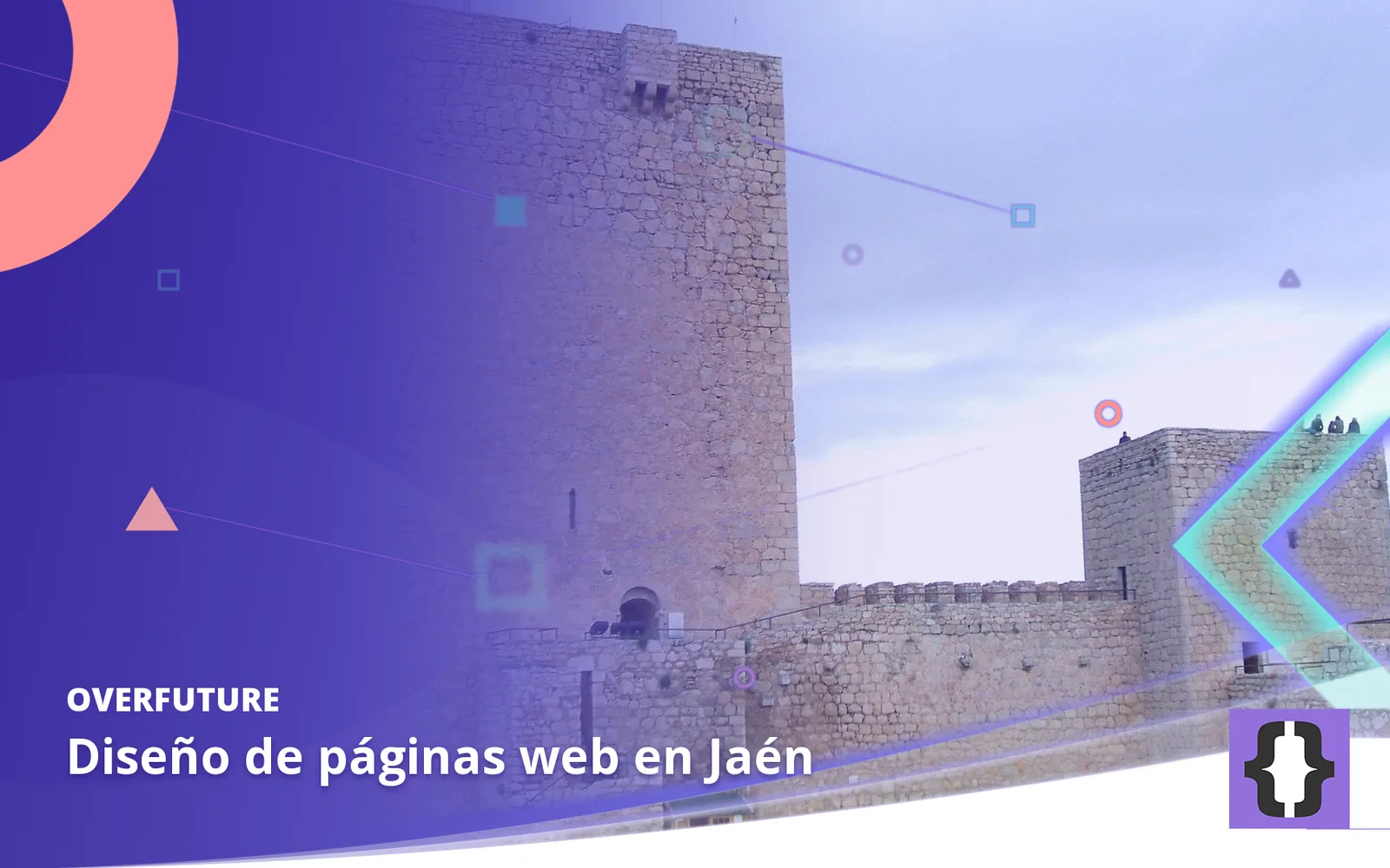 Diseño de páginas web en Jaén. Portada de OverFuture con una foto de Jaén
