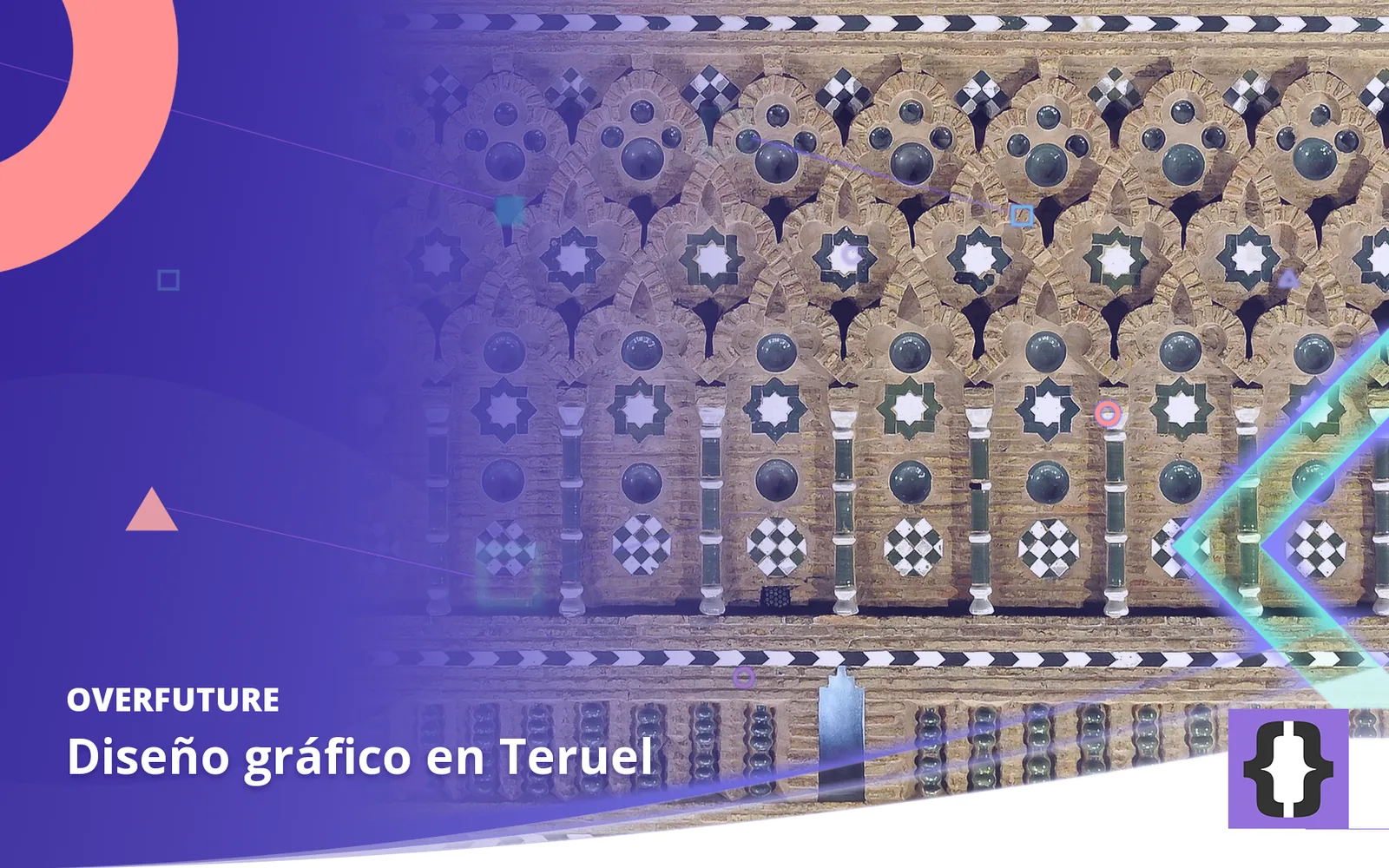 Diseño gráfico en Teruel. Portada de OverFuture con una foto de Teruel