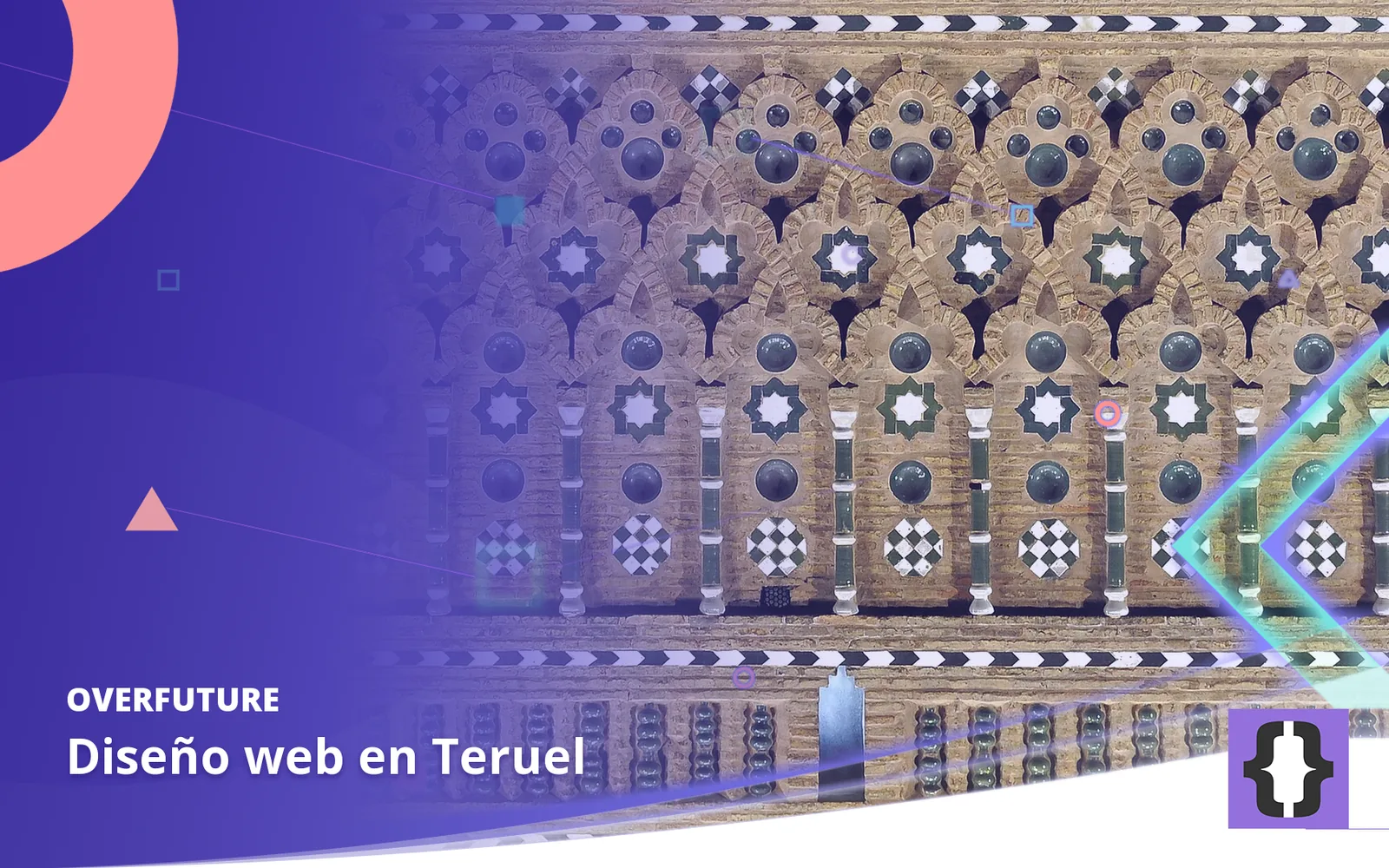 Diseño web en Teruel. Portada de OverFuture con una foto de Teruel